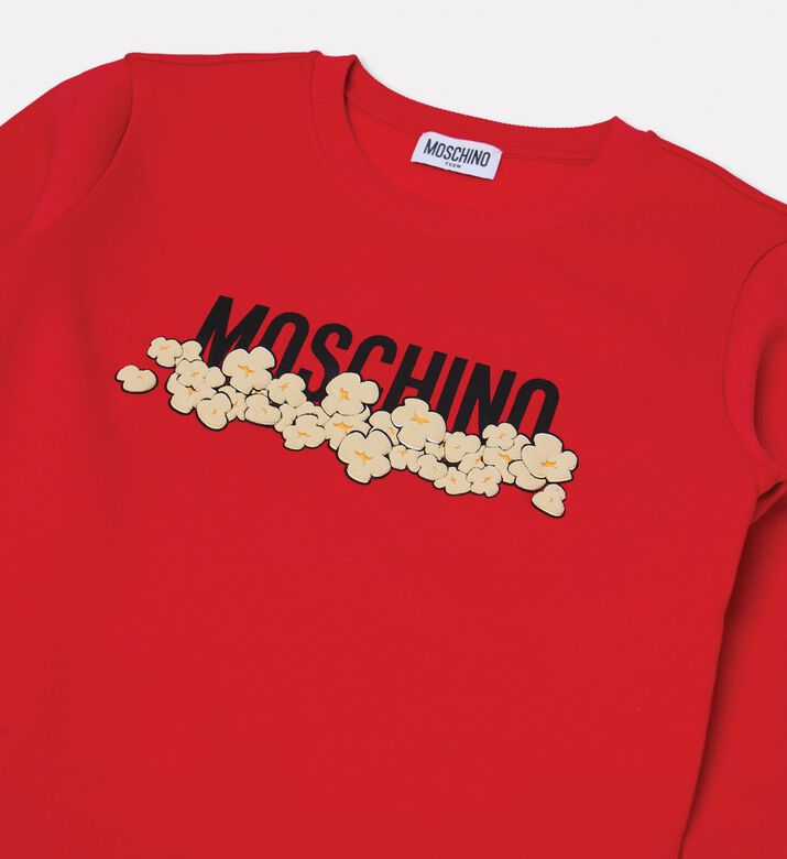 Moschino Kids Flounce-hem Logo Sweatshirt Dress, Packshot View