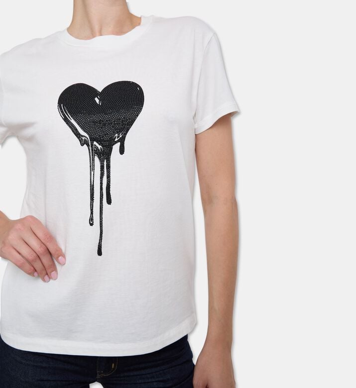 Zadig et Voltaire Ts Walk, White, L, Model View