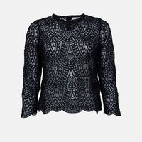 Giovani Lace Detail Top