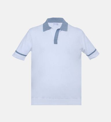 Cotton Knit Polo Shirt
