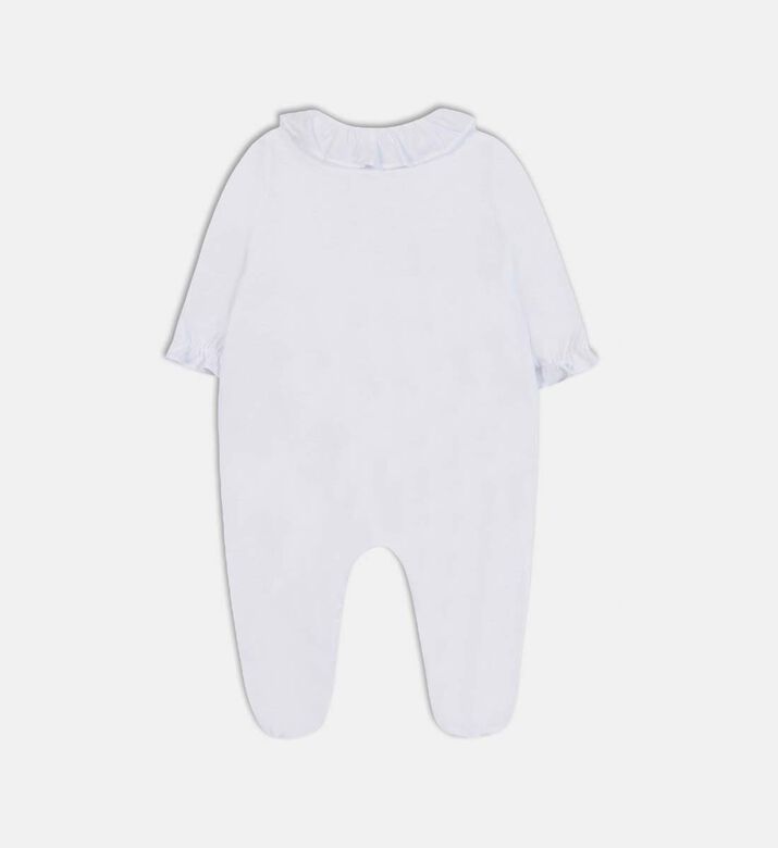 Ruffle Collar Round Neck Pajamas
