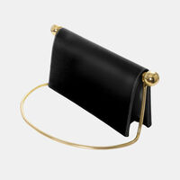 Pop Up Silk Satin Shoulder Bag