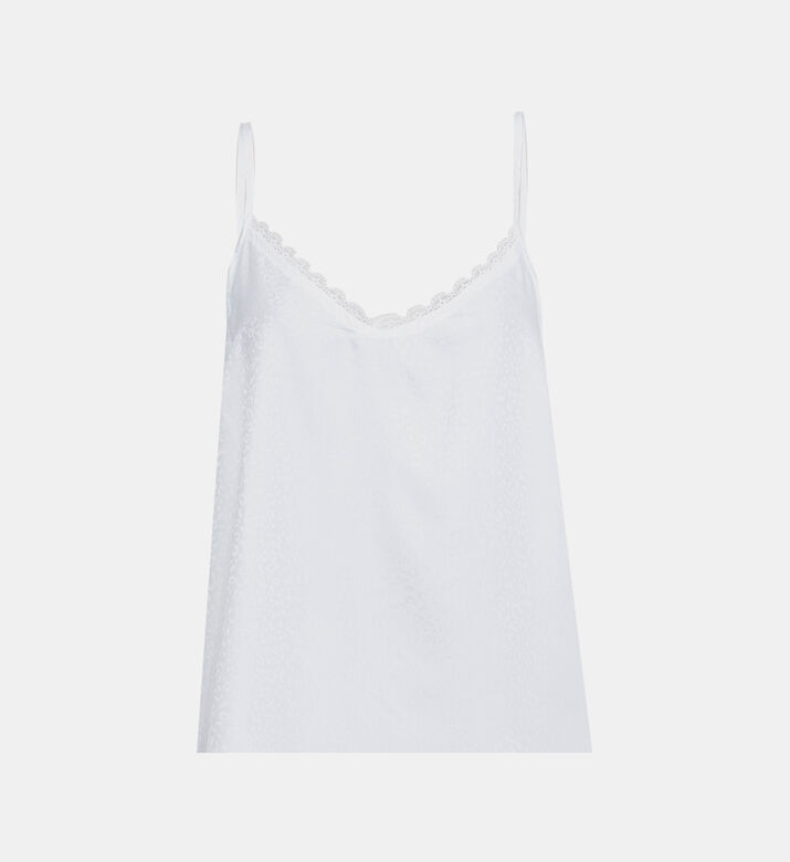 بلوزة بحزام دانتيل مفصل