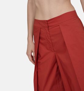 Wide-leg Pleated Pants