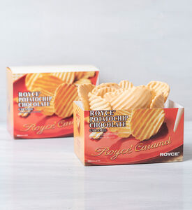 رقائق البطاطس بشوكولاته وكراميل 190 جم