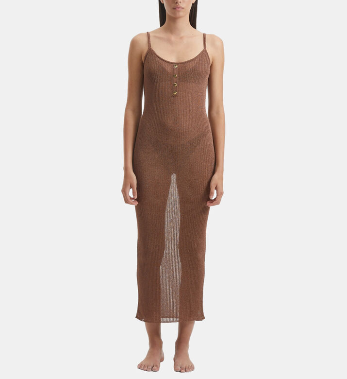 Lulasar Knitted Metallic Dress