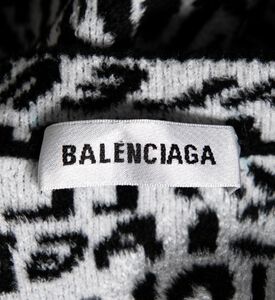 Balenciaga Balenciaga Wavy Logo Knitted Crewneck Top, Packshot View