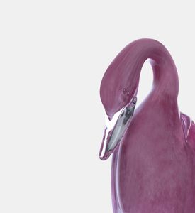 بطة ننظر إلى أسفل النحت الكريستال