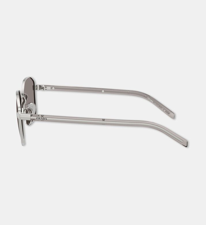 Prada Silver Metal Frame Square-shaped Sunglasses, Packshot View