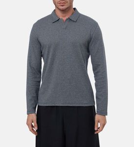 Vince Johnny Long-sleeve Regular-fit Top, Model View