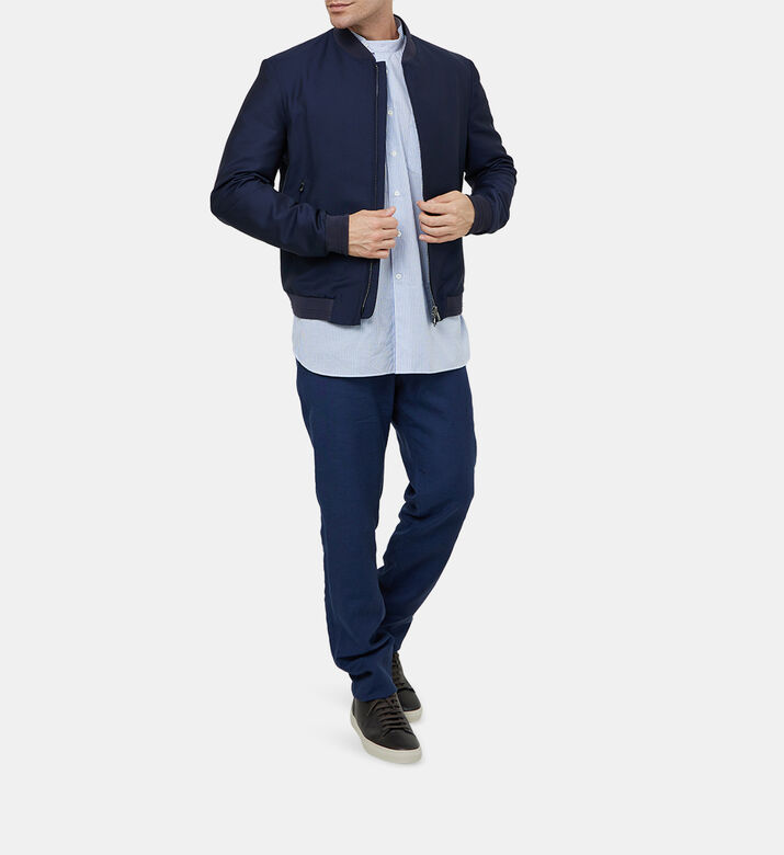 Wool Mohair Bomber Jacket