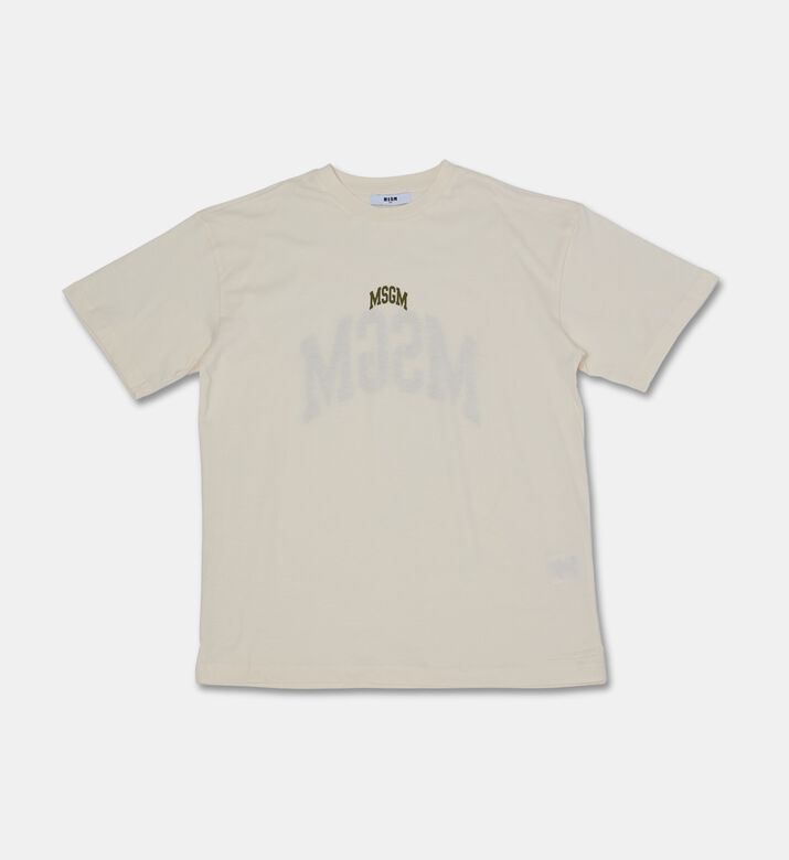 MSGM Cotton Jersey Crewneck Short-sleeve T-shirt, Packshot View