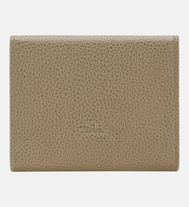 Longchamp Le Foulonn&eacute; Compact Zip Wallet, Brown, Packshot View