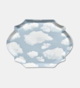 Serax Light Blue Oval Serving Plate, Packshot View