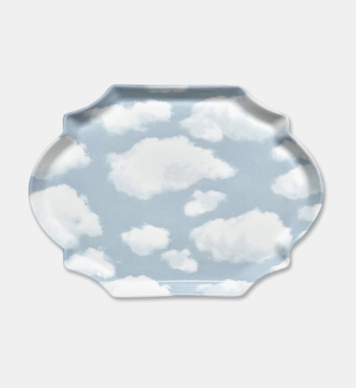 Serax Light Blue Oval Serving Plate, Packshot View