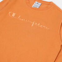 Crewneck Cotton Blend Sweatshirt