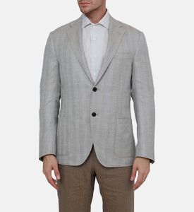 جاكيت صوف بنمط هيرينغبون