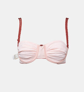 قطعة بيكيني علوية بالكونيت لولا مكشكشة