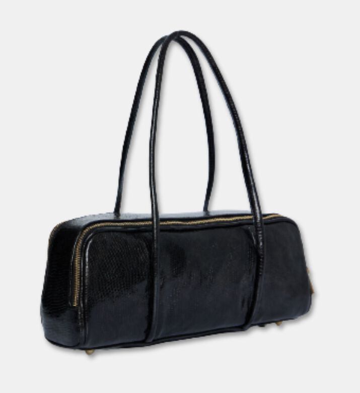 Momoni Textured Leather Shoulder Bag, Packshot View