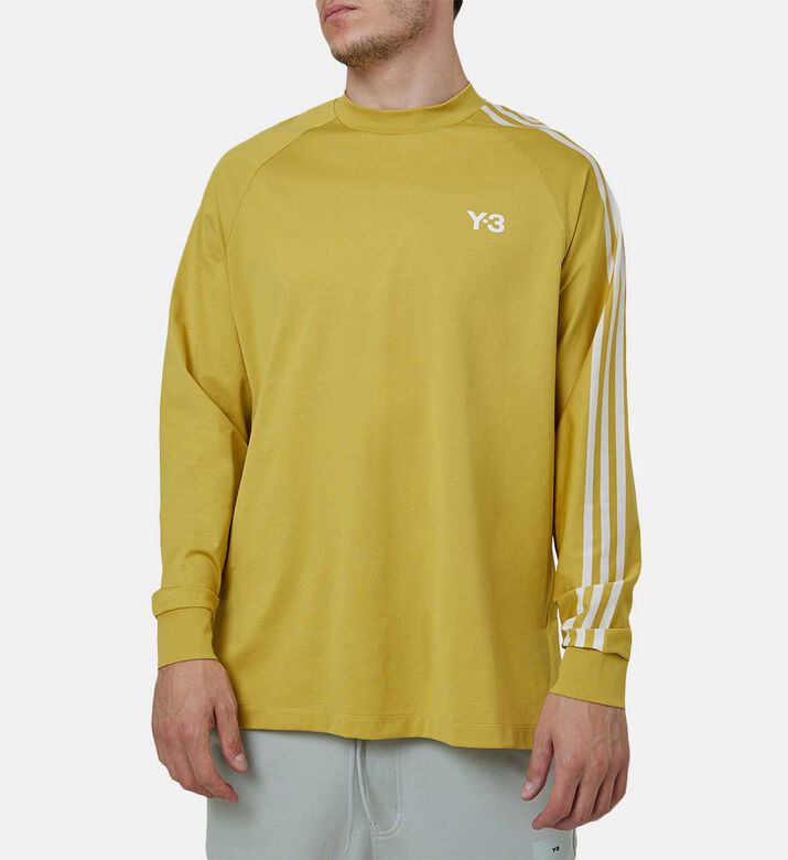 تي شيرت مخطط بأكمام طويلة