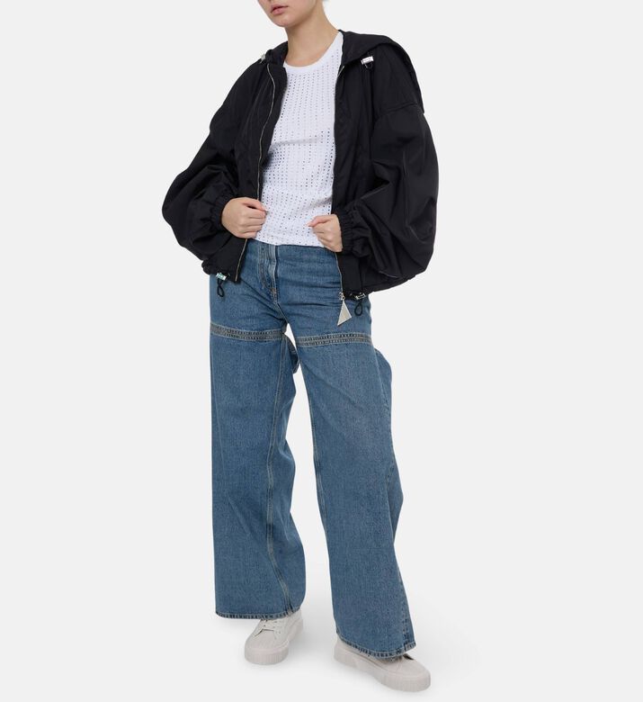 The Attico Long-sleeve Bomber Jacket, Model View