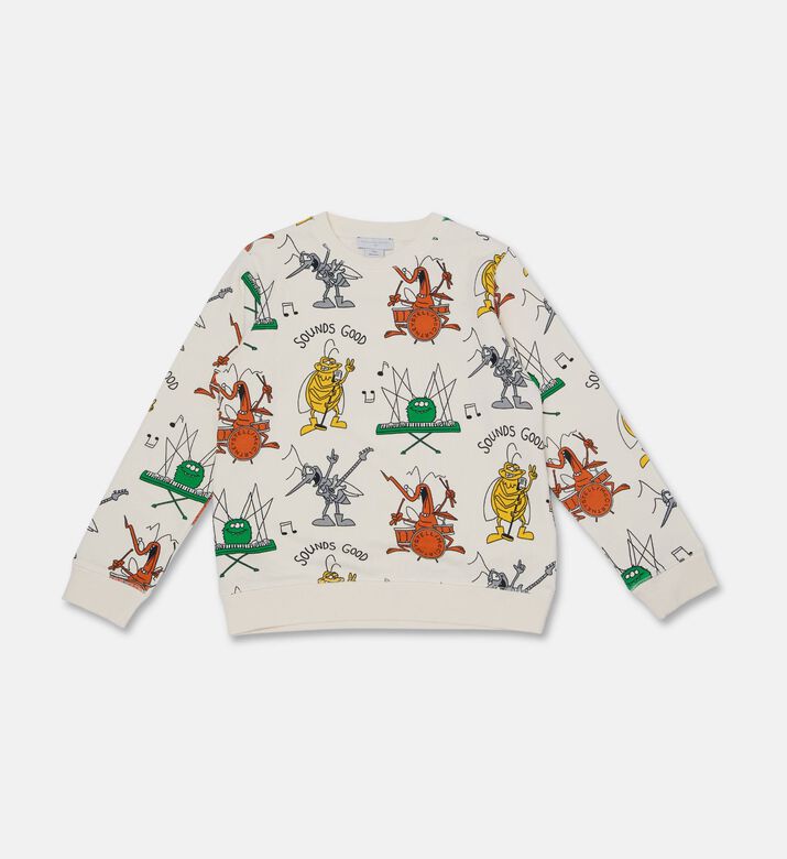 Stella McCartney Musical Insects-print Sweatshirt, Packshot View