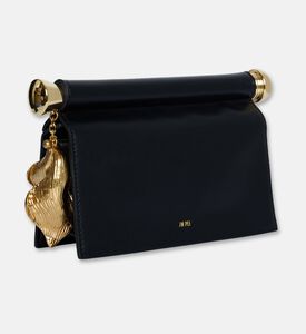 JW PEI Holly Metal Pendant-embellished Clutch, Black, Packshot View
