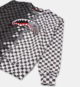 Sprayground Checkered Sketch Regular Sweatshirt, Packshot View
