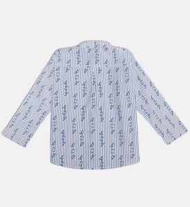 Jules and Juliette Paris Stripe-print Button Placket Regular-fit Shirt, Packshot View