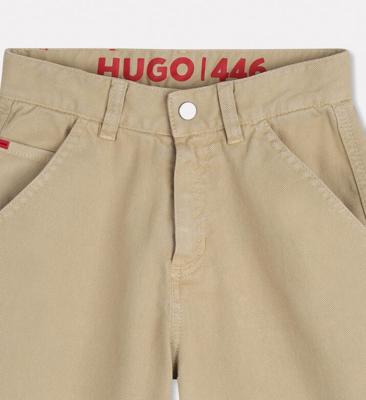 Hugo Button Closure Slip Pockets Shorts, Packshot View
