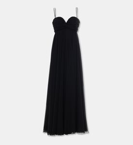 Edmond Moussallem Ruched Column-cut Strapless Gown, Packshot View