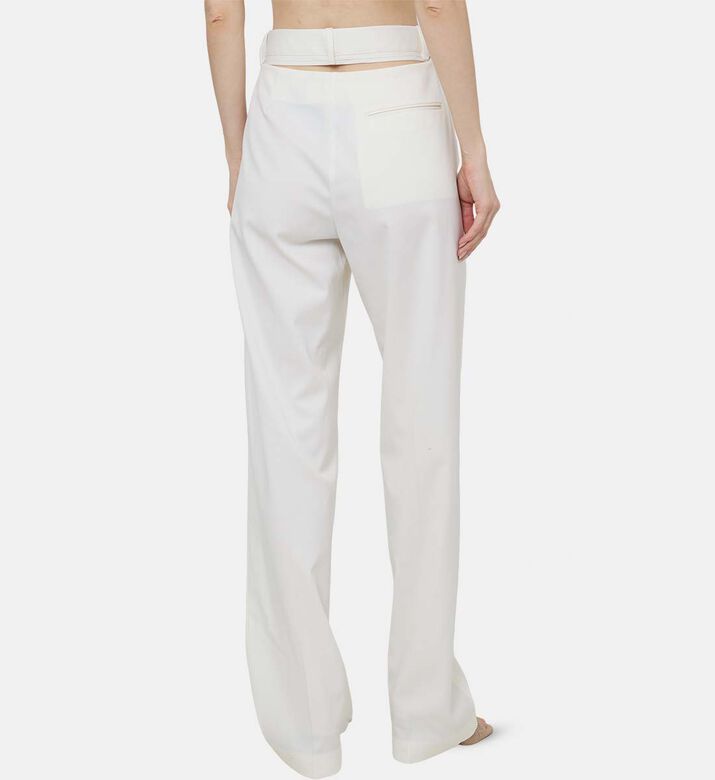 Virgin Wool Blend Trousers