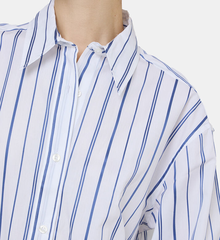 Cotton Striped Pattern Shirt