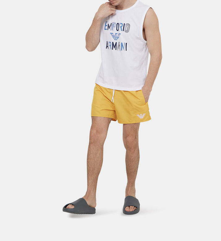 Drawstring Logo Swim Boxer