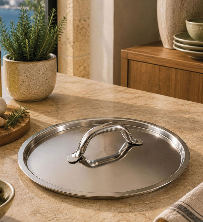 Barazzoni Chef Line Lid, Clear, 22-cm, Packshot View