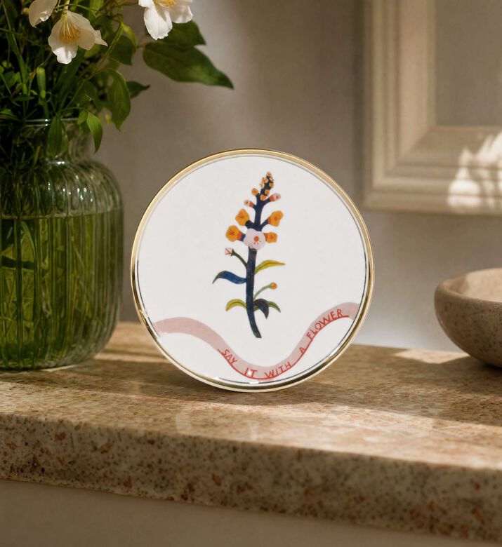Bitossi Botanica Porcelain Fauna Plate, Model View