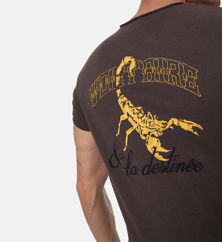 Zadig et Voltaire Button-detail Short-sleeve T-shirt, Model View