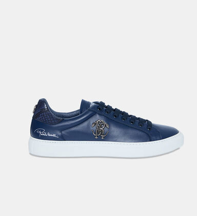 Rc Monogram Snakeskin Low-top Sneakers