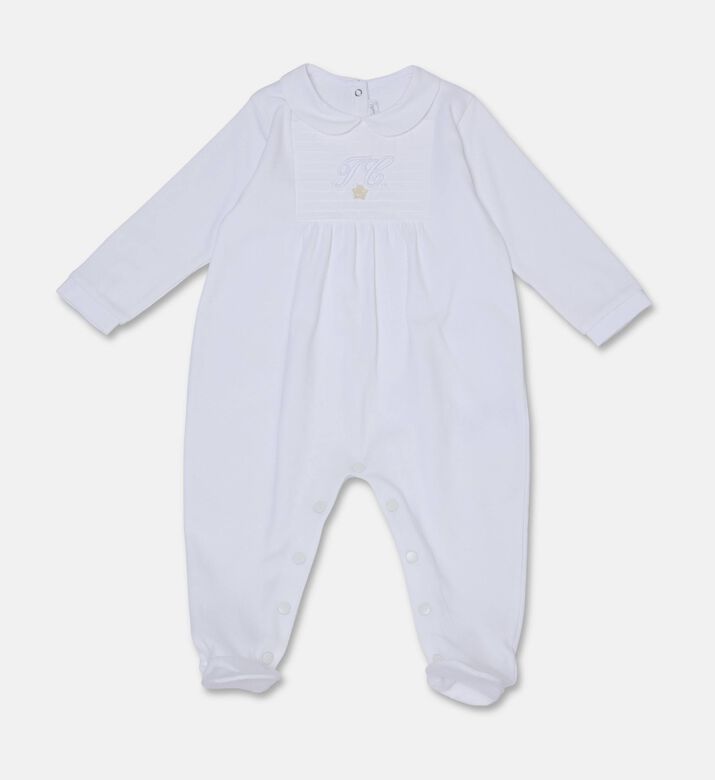 Tartine et Chocolat Monogramme Peter Pan Collar Dungaree, Packshot View