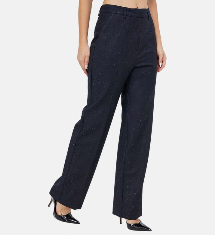 Mid-rise Straight Legs Pants