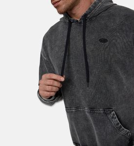 Diesel Logo-detail Acid-wash Hoodie, Model View