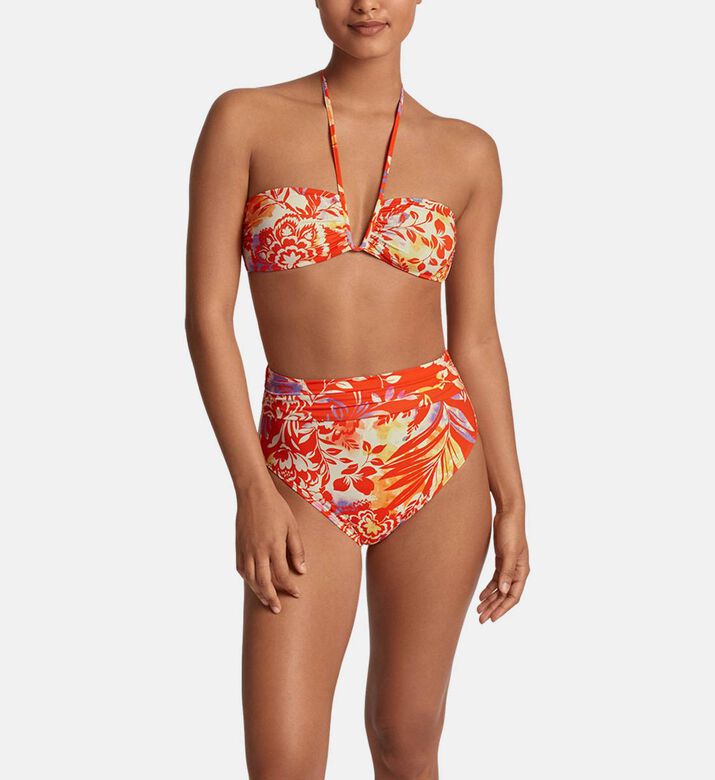 Floral Bandeau Bikini Top