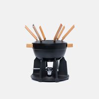 Cast Iron Fondue Set