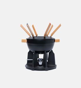 Cast Iron Fondue Set