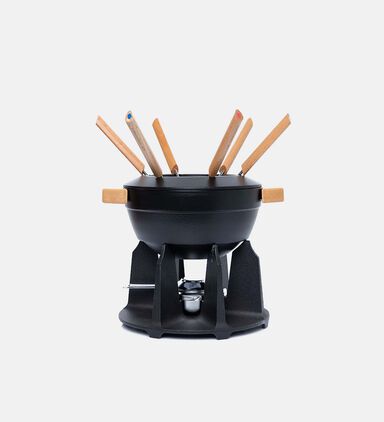 Cast Iron Fondue Set