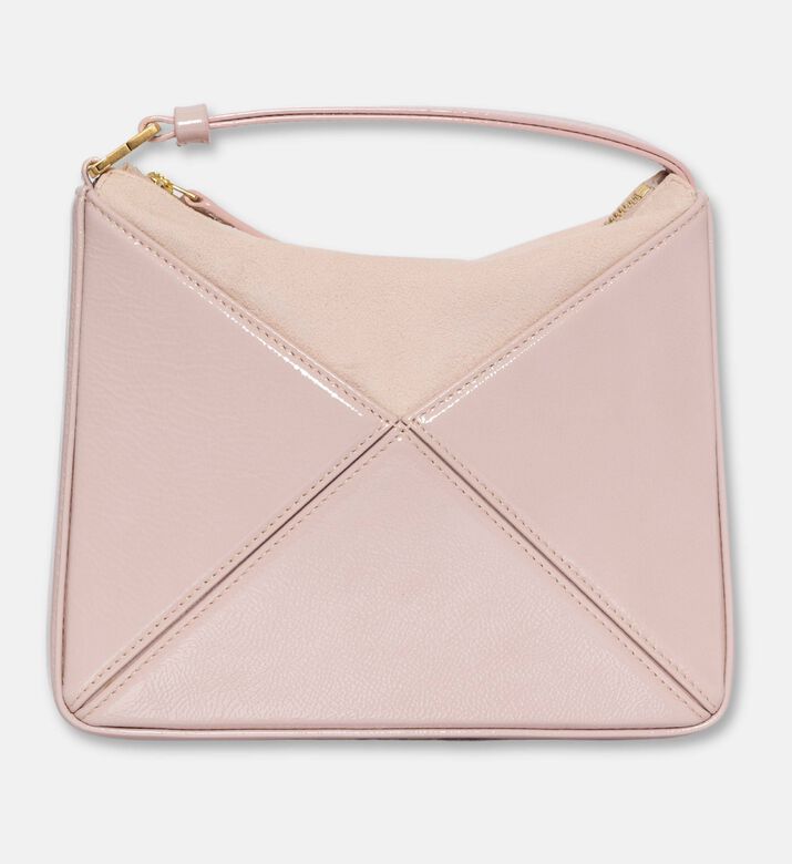 Mlouye Flex Suede Top Handle Mini Bag, Pink, Packshot View