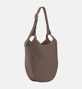 Longchamp Le Foulonne Hobo Bag, Grey, Packshot View