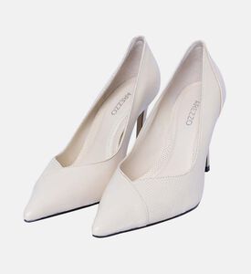 أحذية عالية الكعب من جلد الثعبان البيئي