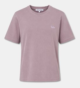 Maison Kitsune Washed Jersey Fox-embroidery T-shirt, Packshot View