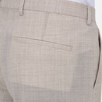 Wool Fitted Suit Trousers
